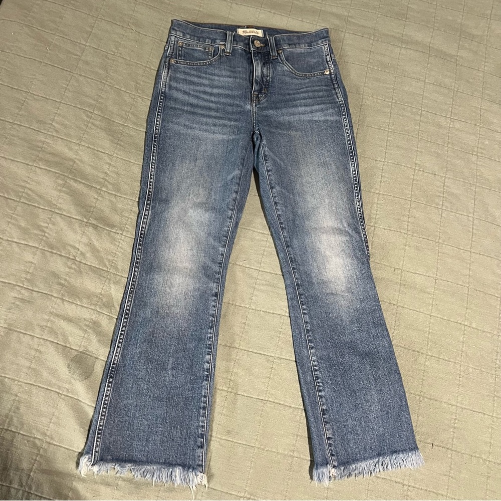 Madewell cropped Ankle Cali Demi-boot jeans
